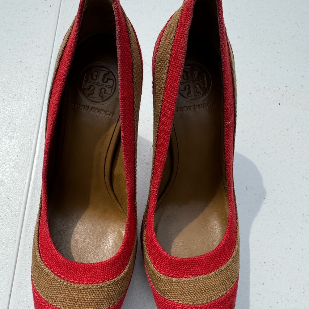Tory Burch Red and Brown Women's Shoes
